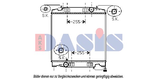 AKS DASIS Radiators, Motora dzesēšanas sistēma 400016N
